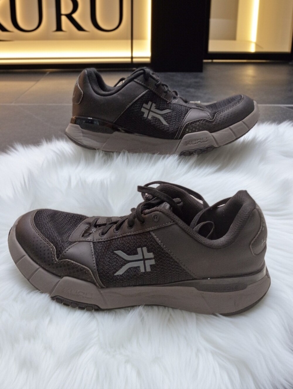 Kuru Quantum 2 Black Plantar Fascitis Orthopedic Support Walking Work Shoes